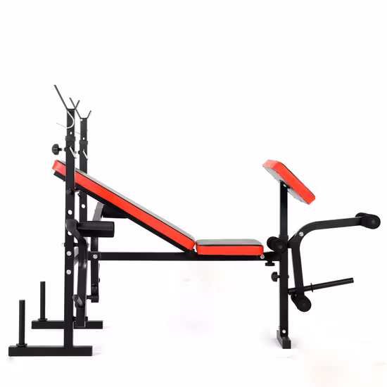 Gym Equipment Incline Exercise Dumbbell Bench with Wheels Core Training Sit up Board