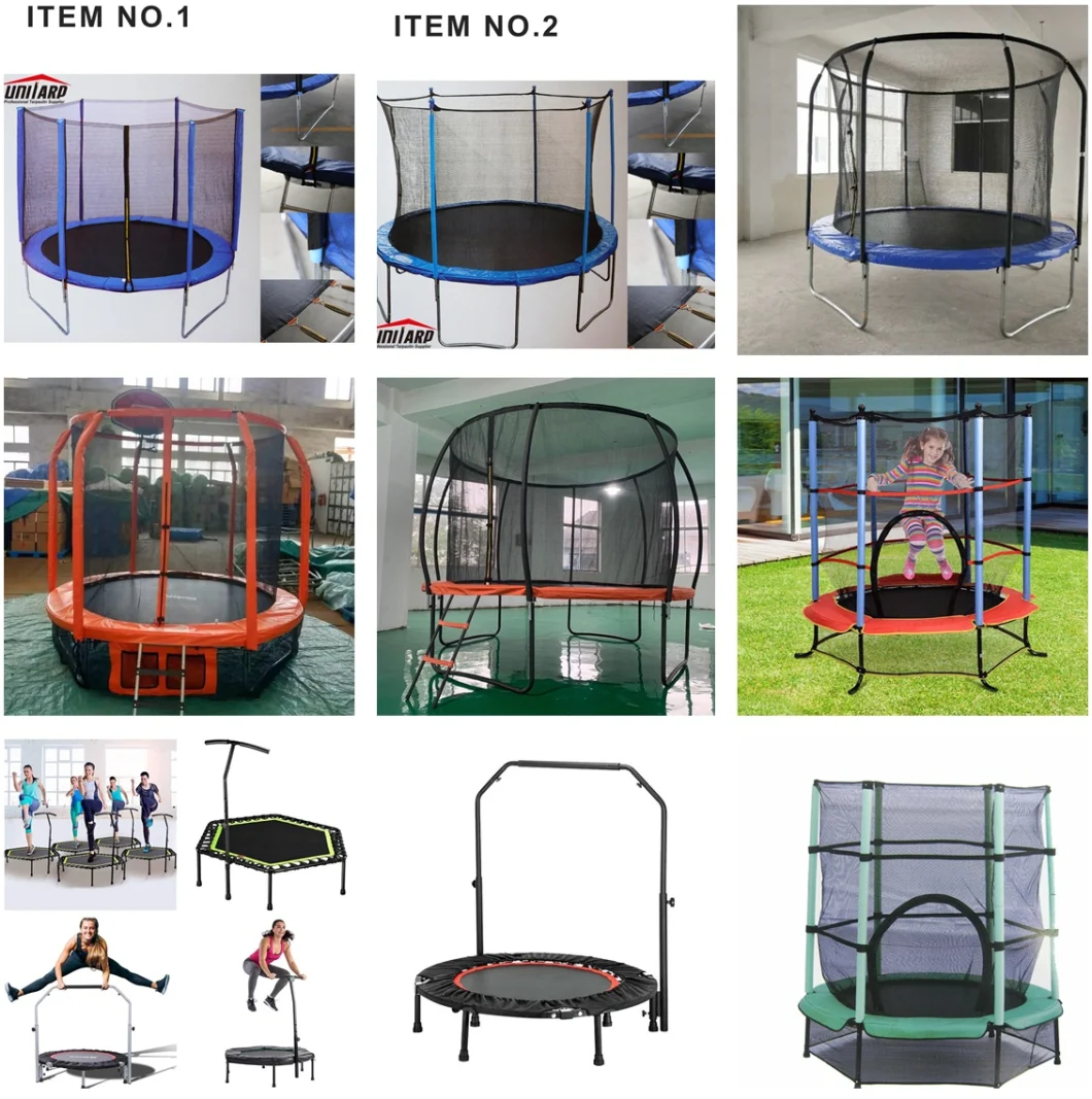 Popular Round Outdoor Trampoline Mini Kids Jumping Trampoline Backyard Trampoline 12FT