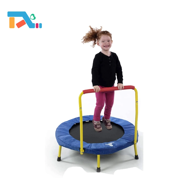 New Design Indoor Fitness Kids Safety Square Jumping Mini Trampoline