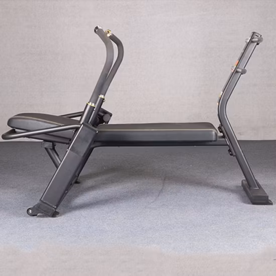 Fitnessgeräte, Fitness-Übungsbank, flache Sitzbank, flache Hantelbank