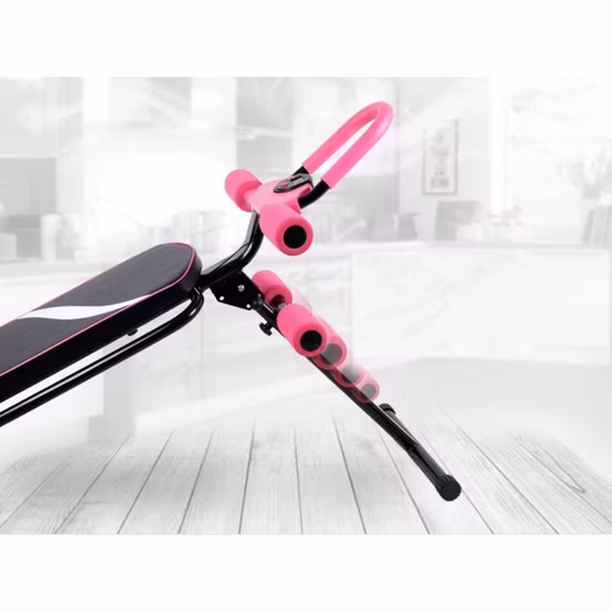 Liegestützständer, Fitness, verstellbare Hantelbank, Heim-Fitnessstudio, Gewichtheben und Sit-up-Bauchbank, flache Trainingsbank, vielseitig einsetzbar, Wyz21268