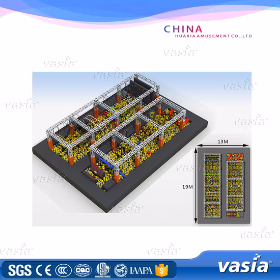 Funjump Fancy Garden Square Kids 8FT Trampolin Betttrampolin